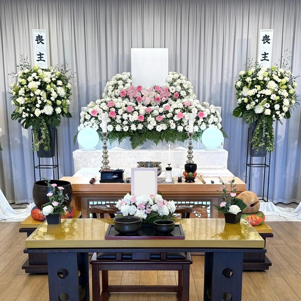 南山ホールでの一日葬プランイメージ